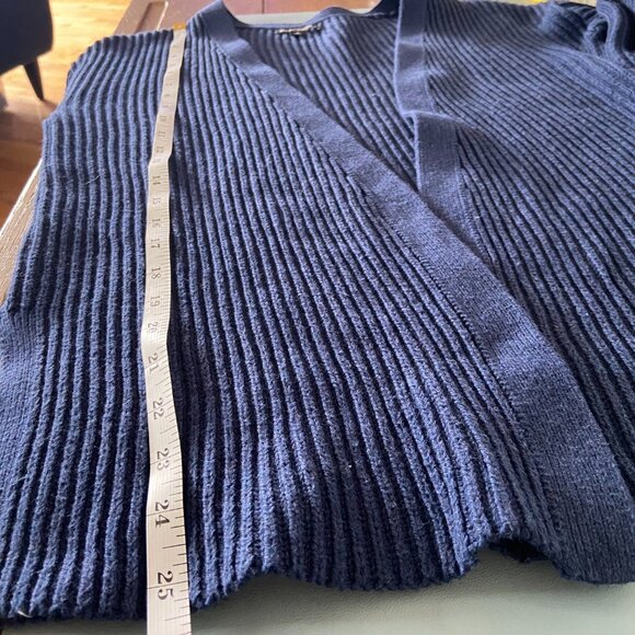 J Crew Mercantile ribbed cardigan in blue - size s - Picture 9 of 12
